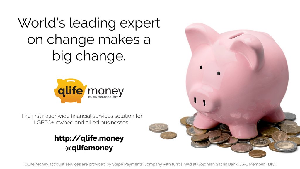 Big news from the gay-borhood: QLife Money is now providing the first ever financial services solution for the LGBTQ+ business community. 

Sign up today at qlife.money

#fintechnews #financialtechnology #digitalbanking #finance #lgbtq #gaypride #lgbtcommunity