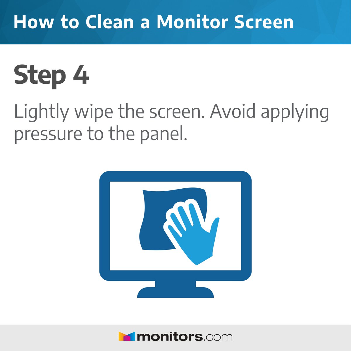 monitorsdotcom's tweet photo. Keep your monitor screen clean with these step-by-step instructions so you can see as clear as possible!
#monitor #hp #dell #tech #technology #electronics #setup #office #work #radiologist #windows #samsung #hack #device #techy #instatech #radiology #xray #medicalimaging #techtip https://t.co/YAbK78iJny