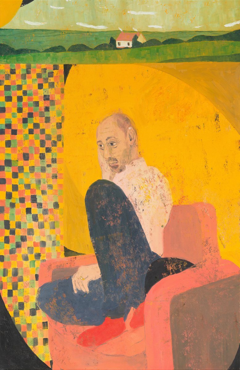 artsy's tweet photo. Tom Anholt's narrative paintings exude a sense of humanity, capturing the emotions, feelings, and experiences that color our daily worlds. https://t.co/wV9ZGqCLjI https://t.co/Ld7uTuhTpb