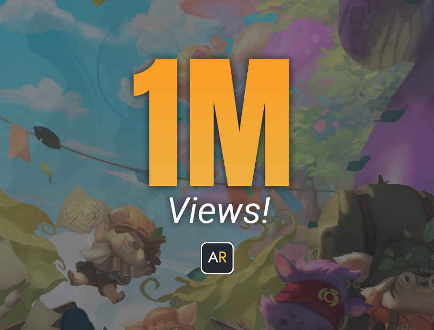 Runeterra_ar's tweet photo. We received 1 million views in August!
Thank you very much to all! AR🤍
#RuneterraAR https://t.co/1AMiE8kIGj