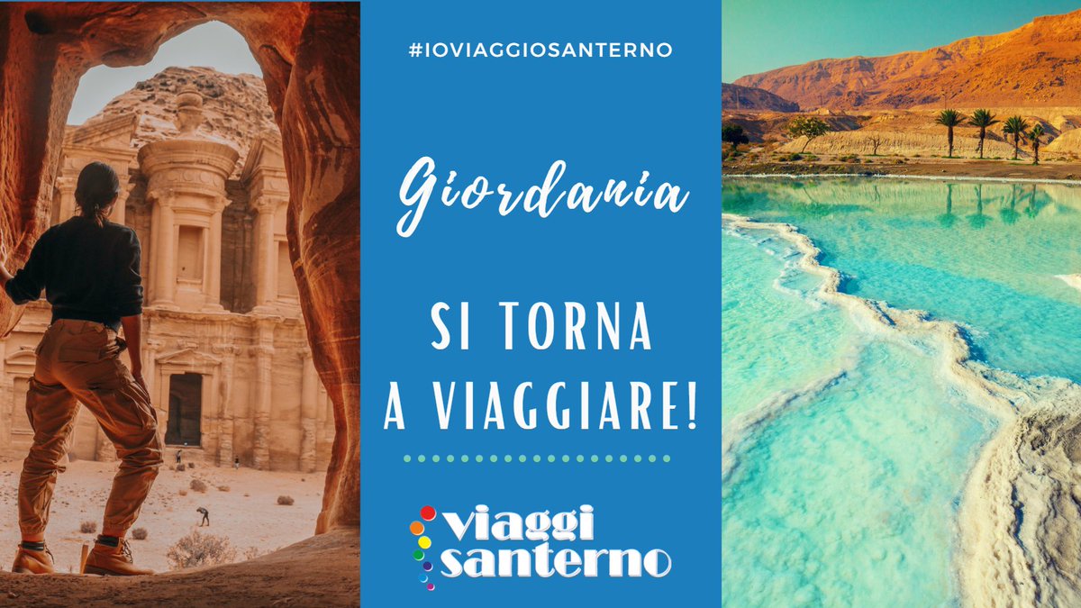 BENTORNATA 𝓖𝓲𝓸𝓻𝓭𝓪𝓷𝓲𝓪!
si torna a viaggiare! Ecco cosa serve:
🔸 Tampone prima della partenza
🔸 Certificato di vaccinazione
🔸 Tampone prima del rientro
🚫 NESSUNA QUARANTENA AL RIENTRO

Info e prenotazioni 0542.011627 
#ioviaggiosanterno  #giordania #Jordan #imola