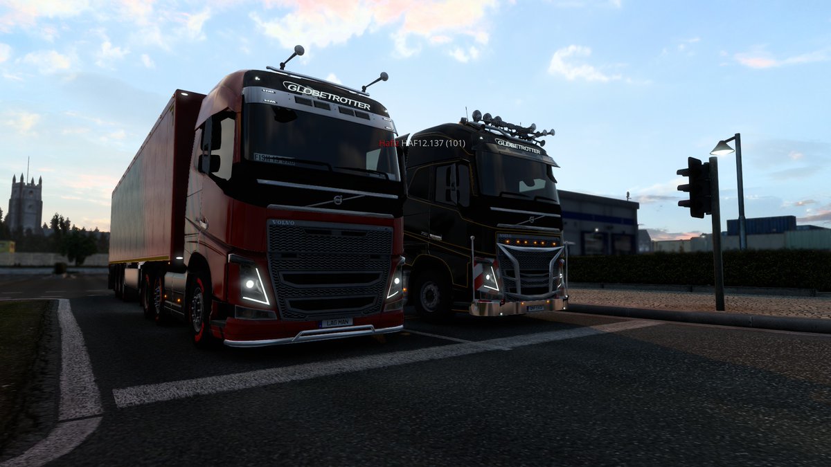 ace_error's tweet image. Me n The Boys playing ETS2 at 11:00PM😀@TMThrustmaster @SCSsoftware #T248