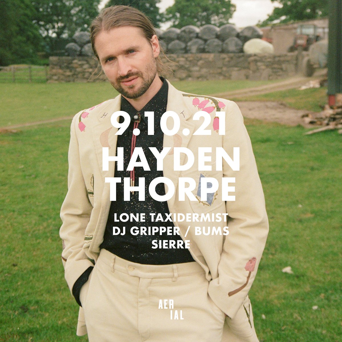 Kendal’s own Hayden Thorpe is launching his album ‘Moondust for my Diamond'.💎

Enjoy performances from <a href="/Hayden_Thorpe/">Hayden Thorpe</a>, @lonetaxidermist, <a href="/sierresounds/">sierre</a> and <a href="/djgripper/">DJ Gripper</a>, and much more!

Oct 9 | 2pm-1am
See the line-up and book tickets: bit.ly/3hfXDbg

#BreweryArtsMusic