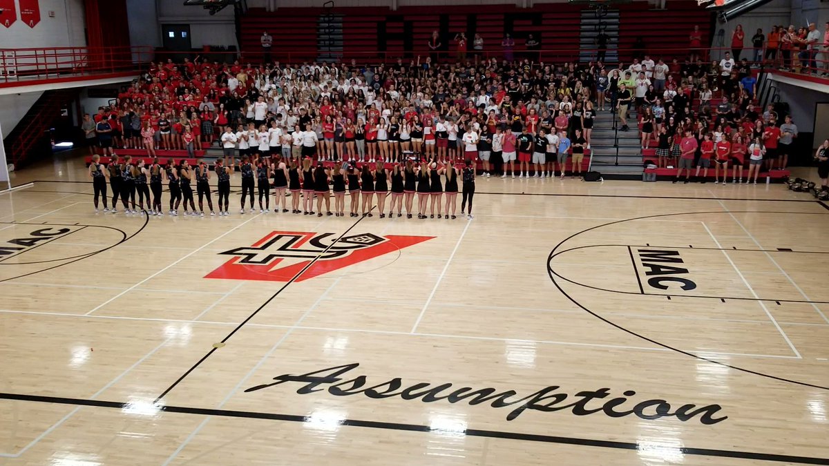 AssumptionHS's tweet photo. 🤺Let me hear your Knight Spirit! #FallPepRally https://t.co/drNRESXaLp