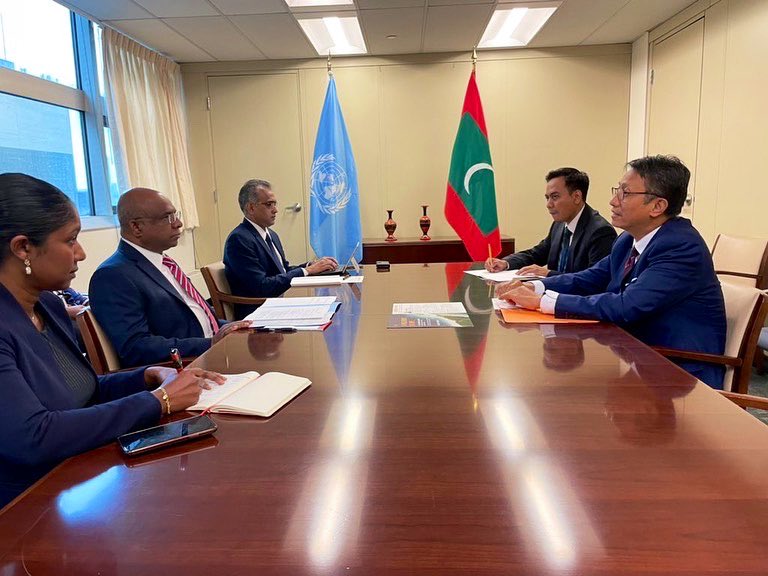 Good to meet with CDA of #Indonesia Mohamed Koba (@mohammadkoba) today. 

Good conversation on our priorities for #UNGA76, Indonesia’s upcoming #G20 Presidency, special events &initiatives. Indonesia is a champion of multilateralism, &integral for the success of #PresidencyOfHope