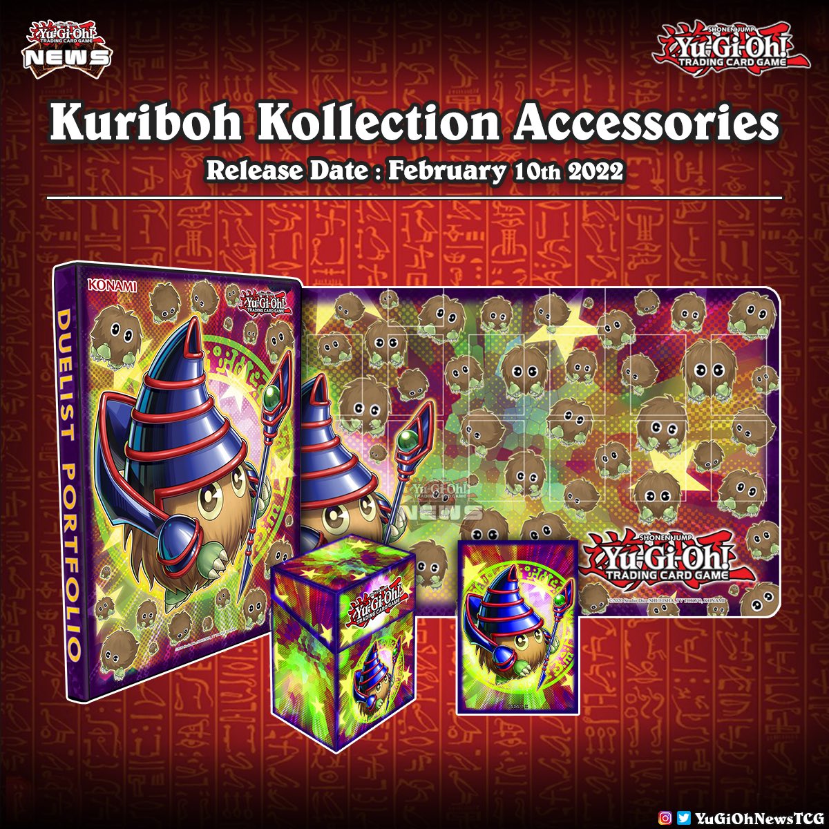 Sæbe Kejserlig lyse YuGiOh News on Twitter: "❰𝗞𝘂𝗿𝗶𝗯𝗼𝗵 𝗞𝗼𝗹𝗹𝗲𝗰𝘁𝗶𝗼𝗻❱ New YuGiOh  accessories❗️ Magikuriboh, a new member of the Kuriboh family, found in the  upcoming booster set, Battle of Chaos❗️#YuGiOh #遊戯王 #유희왕  https://t.co/JBQSPml0dc" / Twitter