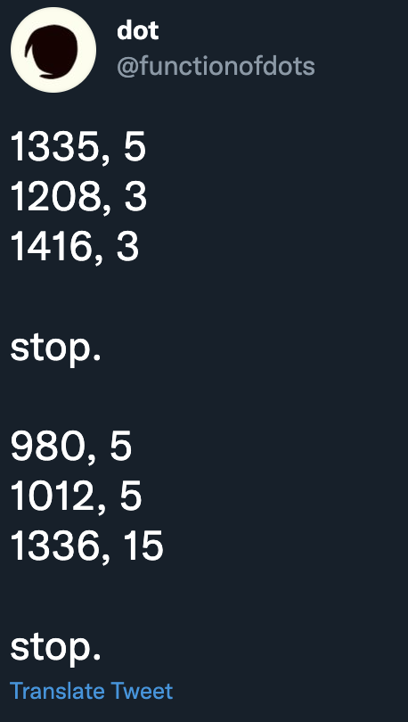 Sharktosh1's tweet photo. Dots with these numbers will be timeless picks regardless of rarity #dotdotdots #dotdotdotnft https://t.co/cv93a0cZgK