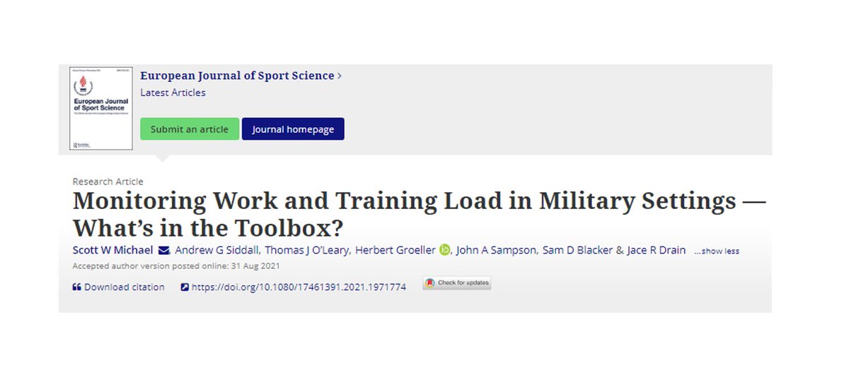 Andy Siddall Ph.D. (@jumpxav) on Twitter photo Thanks to a great team pulling this info together in <a href="/EurJSportSci/">Euro J Sport Science</a> w/ <a href="/Scotti_Michael/">Scott Michael</a> at the helm. An overview of where we are + some pitfalls/practical issues in military settings.
tinyurl.com/pmyphtr9
<a href="/j_draino/">Jace</a> <a href="/thomas_j_oleary/">Thomas O'Leary</a> <a href="/Sam_Blacker/">Sam Blacker</a> <a href="/jsampson77/">John Sampson</a> Thanks to a great team pulling this info together in <a href="/EurJSportSci/">Euro J Sport Science</a> w/ <a href="/Scotti_Michael/">Scott Michael</a> at the helm. An overview of where we are + some pitfalls/practical issues in military settings.
tinyurl.com/pmyphtr9
<a href="/j_draino/">Jace</a> <a href="/thomas_j_oleary/">Thomas O'Leary</a> <a href="/Sam_Blacker/">Sam Blacker</a> <a href="/jsampson77/">John Sampson</a>