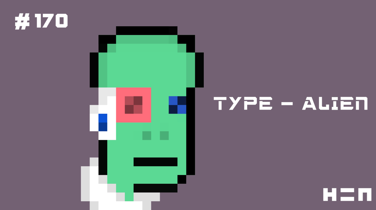 ParallelPunks's tweet image. The last alien of the collection  👽

hicetnunc.xyz/objkt/251816