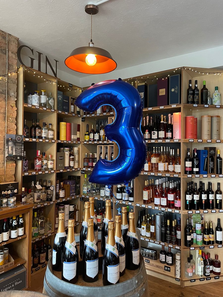 WE’RE 3 TODAY!! 🥳🥂🥳🥂
Heartfelt thanks to all of our wonderful customers, we couldn’t have got this far without you! 

#wine #winelover #winetasting #craftbeer #craftbeerculture #craftbeerlover #champagne #englishsparkling #gin #whisky #smallbusiness #shoplocal #horsham