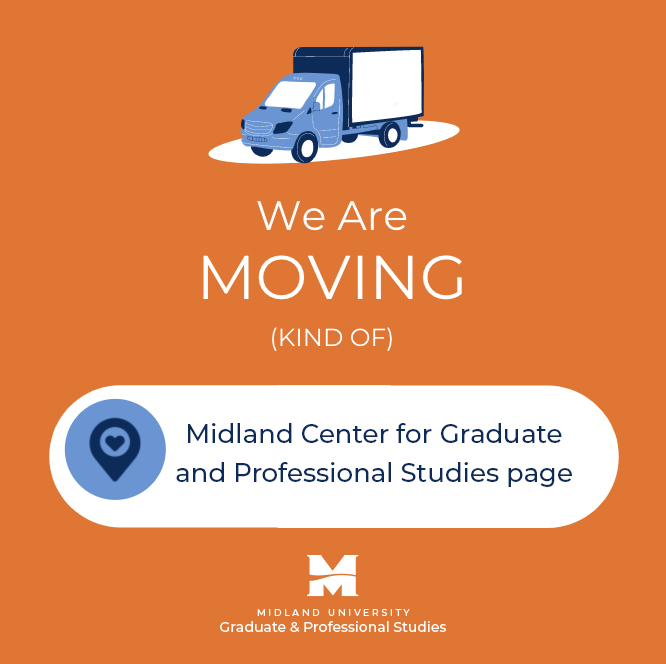 MidlandMBA's tweet photo. We are moving! Moving Twitter pages that is. All of our graduate programs will now be under one roof over at @midlandcgps serving as an all-encompassing platform for all students.

Like this page and stay social at ➡ @midlandcgps https://t.co/jeJgCuT27j