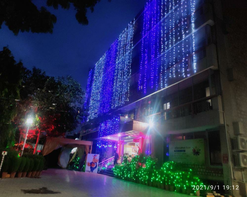 Rajasthan State Office building decorated on the occasion of Indian Oil day #IndianOilDayRajasthan