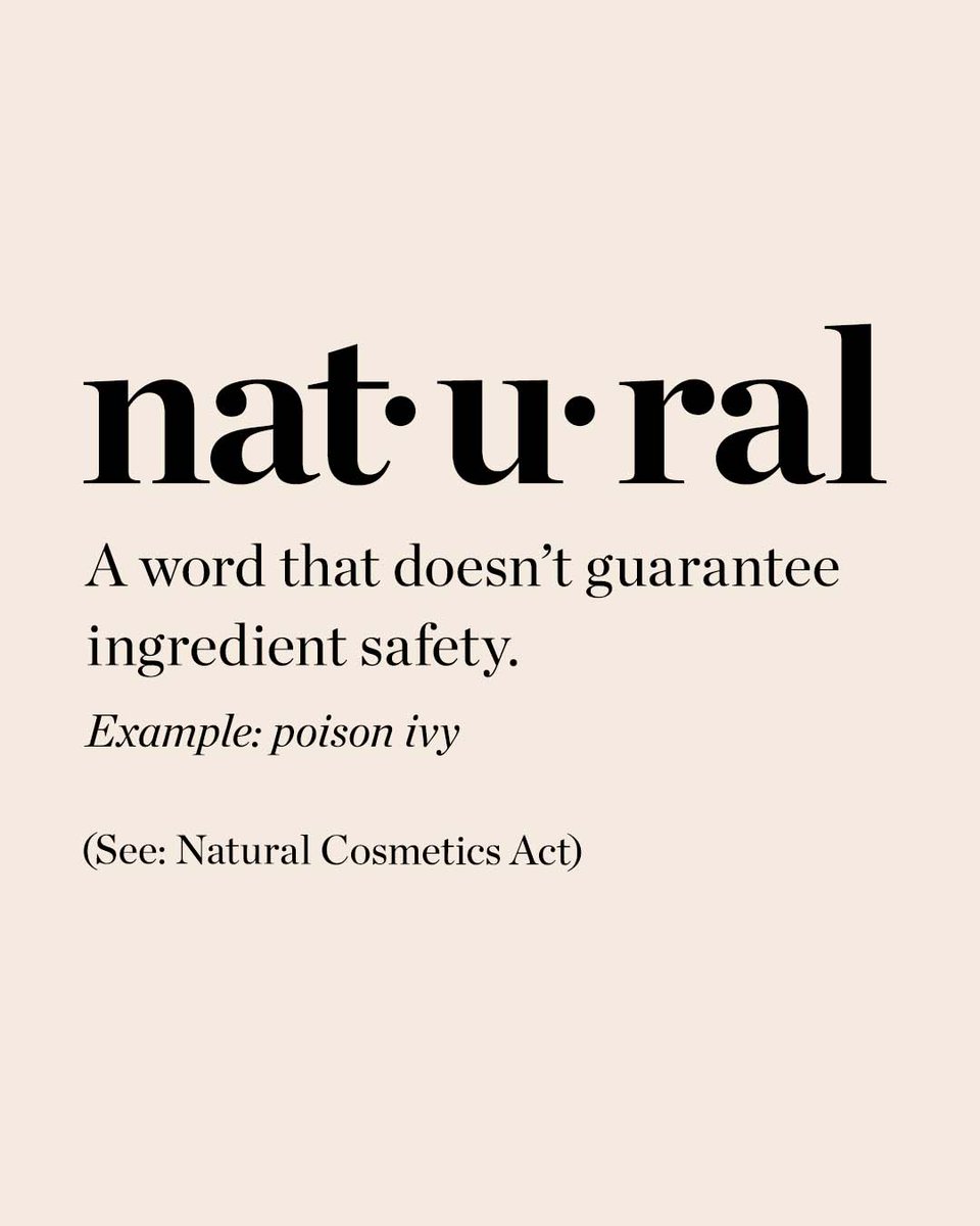 Clean beauty 101: Did you know “natural” doesn’t always mean safe? The Natural Cosmetics Act would formally define “natural” to prevent greenwashing and empower consumers to make informed choices. Text LABELING to 52886 to advocate for safer beauty laws.
bit.ly/3tasj24
