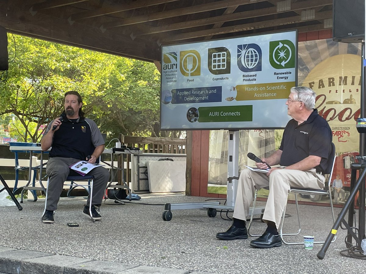 Very proud to be working with <a href="/MNSoybean/">MN Soybean Research & Promotion Council</a> on today’s <a href="/mnstatefair/">Minnesota State Fair</a> presentation on the wonders of #soy!