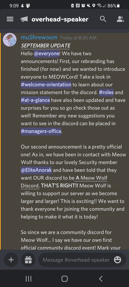 Shrewmadeit's tweet image. Big things are happening over in MeowCord!! Tune back in for our Q&amp;amp;A event! @InsideAMindYT @NM_NickNocturne @tin_foil_tom @MatPatGT