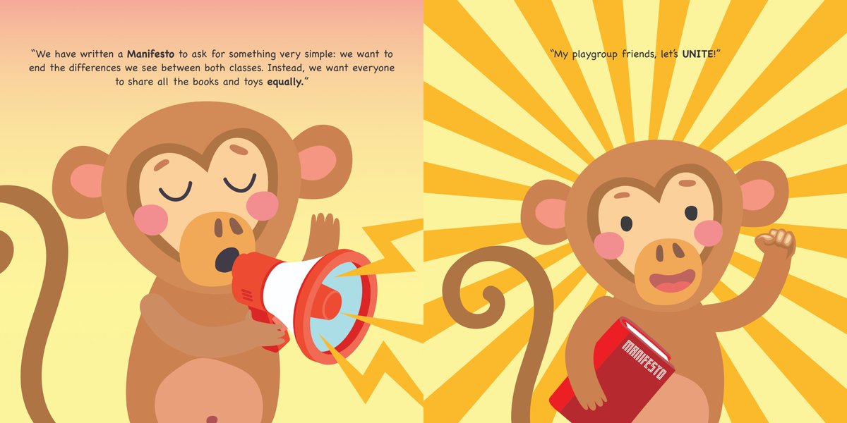 franciscomejiau's tweet photo. Marx Monkey and the Playgroup Manifesto is now available! Book # 8 in the Philosophy Friends series https://t.co/J6LAyjXGoy https://t.co/BPxZB5rojq