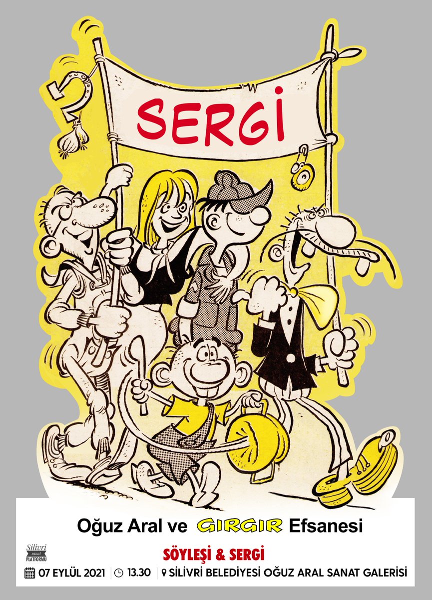 Ey ahali... 🌿
Silivri Belediyesi Oğuz Aralın adını Silivride restorasyonu yapılan yoğurthanedeki sanat galerisine verdi. ✌️✌️✌️
Galerinin açılışı için efsane Gırgır Kadrosu biraraya gelerek dev bir sergi hazırladı. 

#OguzAralSanatGalerisi #Silivri #GirgirSergisi #GirgirEfsanesi