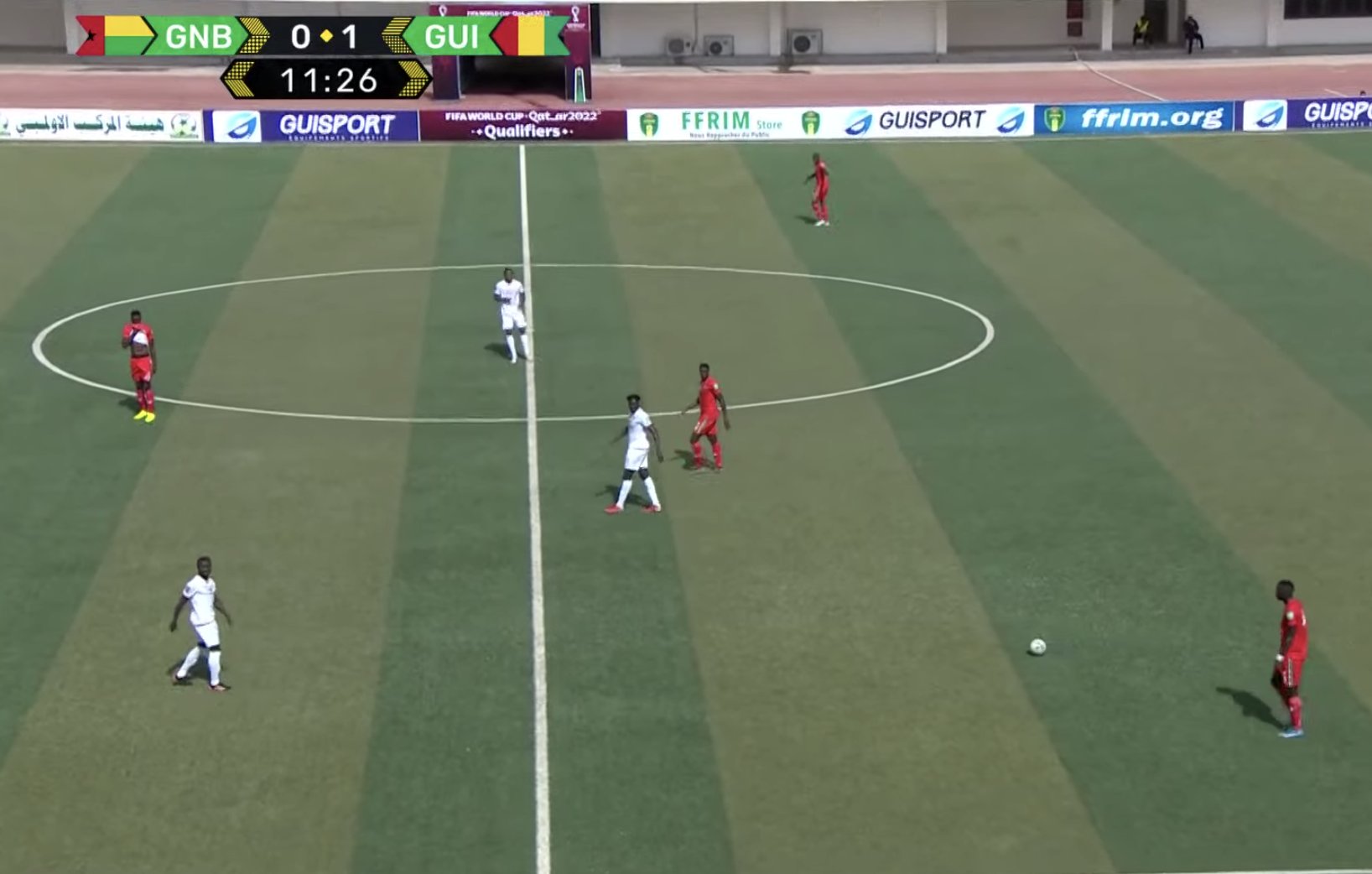 Maghrib Foot Morocco S Wcq Opponents Are Currently Playing Guinea Already 1 0 Up Against Guinea Bissau With A Goal From Francois Kamano Not Ideal For The Atlas Lions T Co 3k3omlwici Twitter