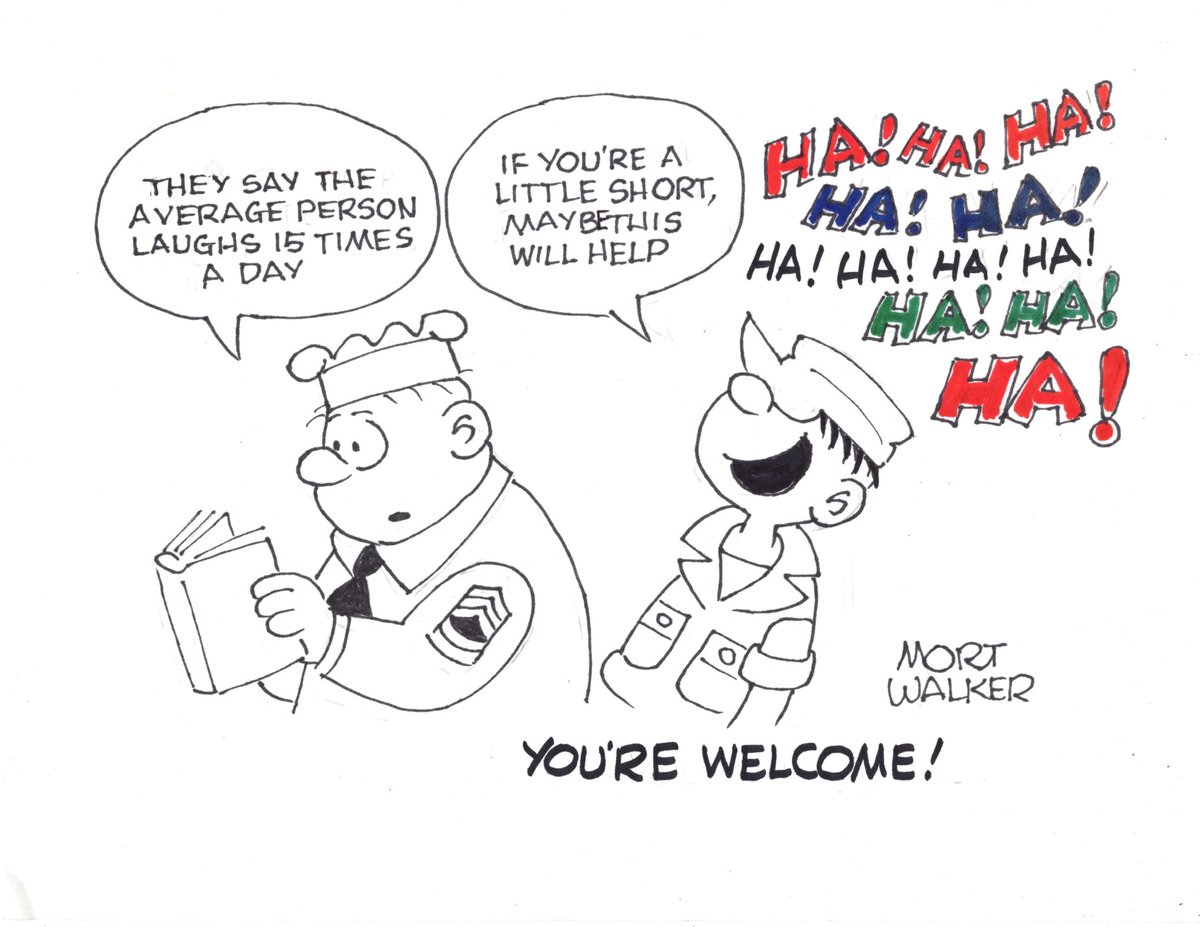 StFFP's tweet image. Though he passed in 2018, we want to honor the birthday of a dear friend, comic strip artist Mort Walker, best known for Beetle Bailey in 1950 and Hi and Lois. Mort was also one of #StFFP&apos;s many wonderful #DoodleForHunger artists. goo.gl/ccmB22 #GiveBack #FeedNYC