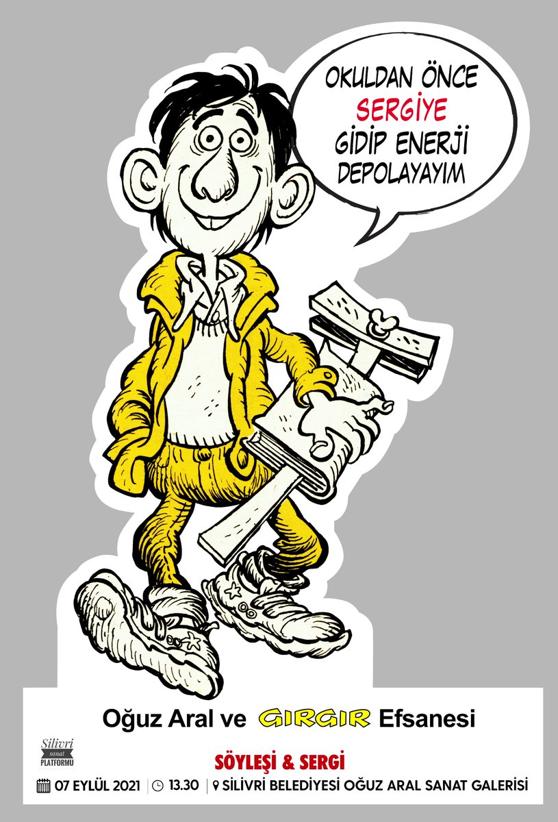 Türkiye ve dünyanın en kült mizah ekollerinden Gırgır Ekolü'nü tanımak ve yaratıcı kadro ile birebir sohbet+imza şansını kaçırmayın derim.