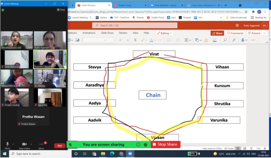 RubyAggarwal16's tweet image. Making #complex ideas more interesting and meaningful.
Ss played the game ‘Pass the ball’ in the #virtual space to understand the concept of #foodchain and #foodweb.

@soniasingh_13 @AneeshaSahni @niharikamat @AnjaliTomar6708