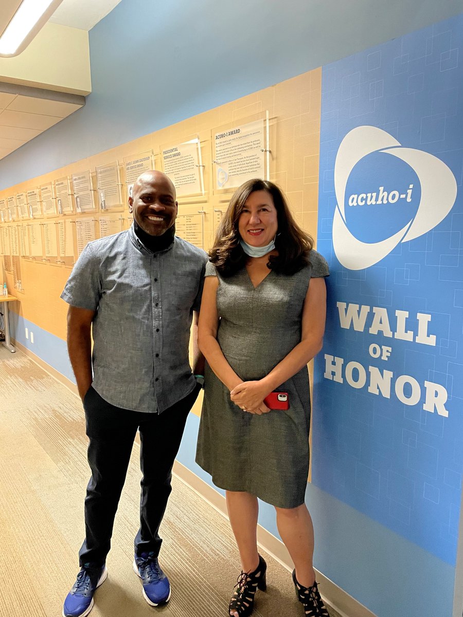 So great to catch up w/past #ACUHOI president @AlvinSturdivant during his recent trip to cbus. His work &amp; the work of all our members continues to inspire us. Thank you all for continuing the critical work of #makingcampushome