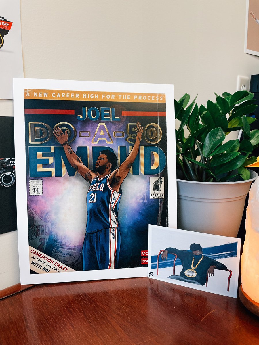 The_PhifthQ's tweet photo. 🚨 Joel Embiid Print Giveaway 🚨 

Time to honor our MVP. 

Our Hero. @JoelEmbiid 

Rules to enter: 
1. Retweet 
2. Follow @The_PhifthQ 
3. Follow @dhwanisaraiya_ 
4. Comment 👑 

We will announce winner on 9/6. https://t.co/07AAx4kGZD