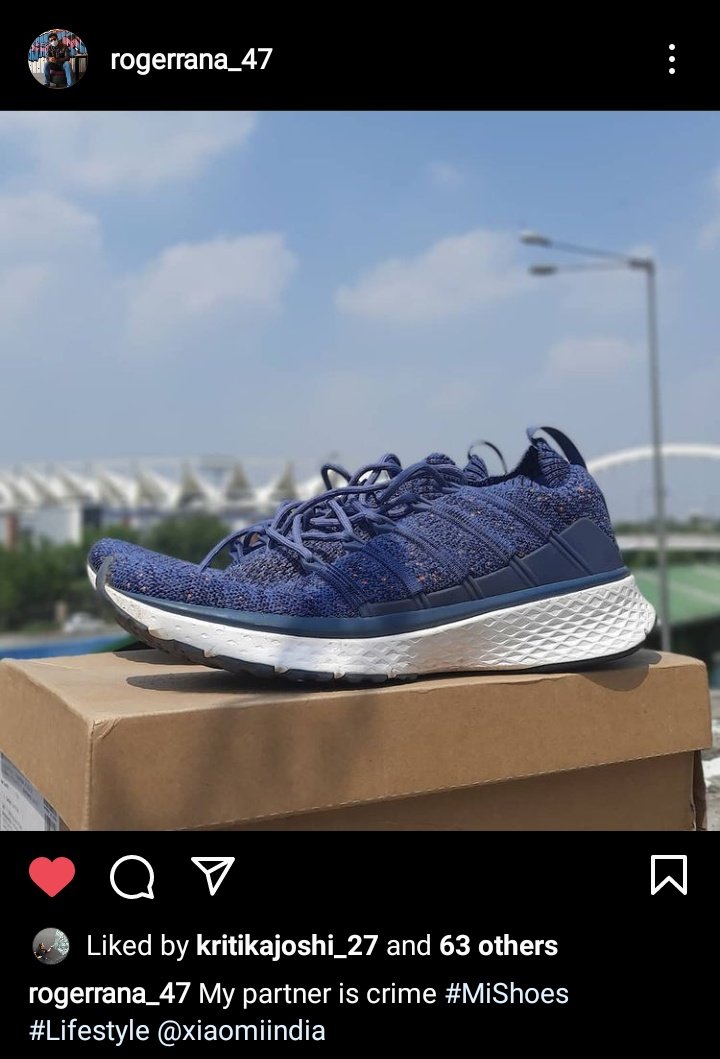 that_roger_rana's tweet photo. I M currently using Mi Menโs Sports Shoes, they are just fantastic and my daily driver since purchase. The #XiaomiRunningShoes will definitely be a great upgrade.
#XiaomiRunningShoes #XiaomiMore
@XiaomiIndia @manukumarjain @sandeep9sarma https://t.co/Z6uw1t0b1s