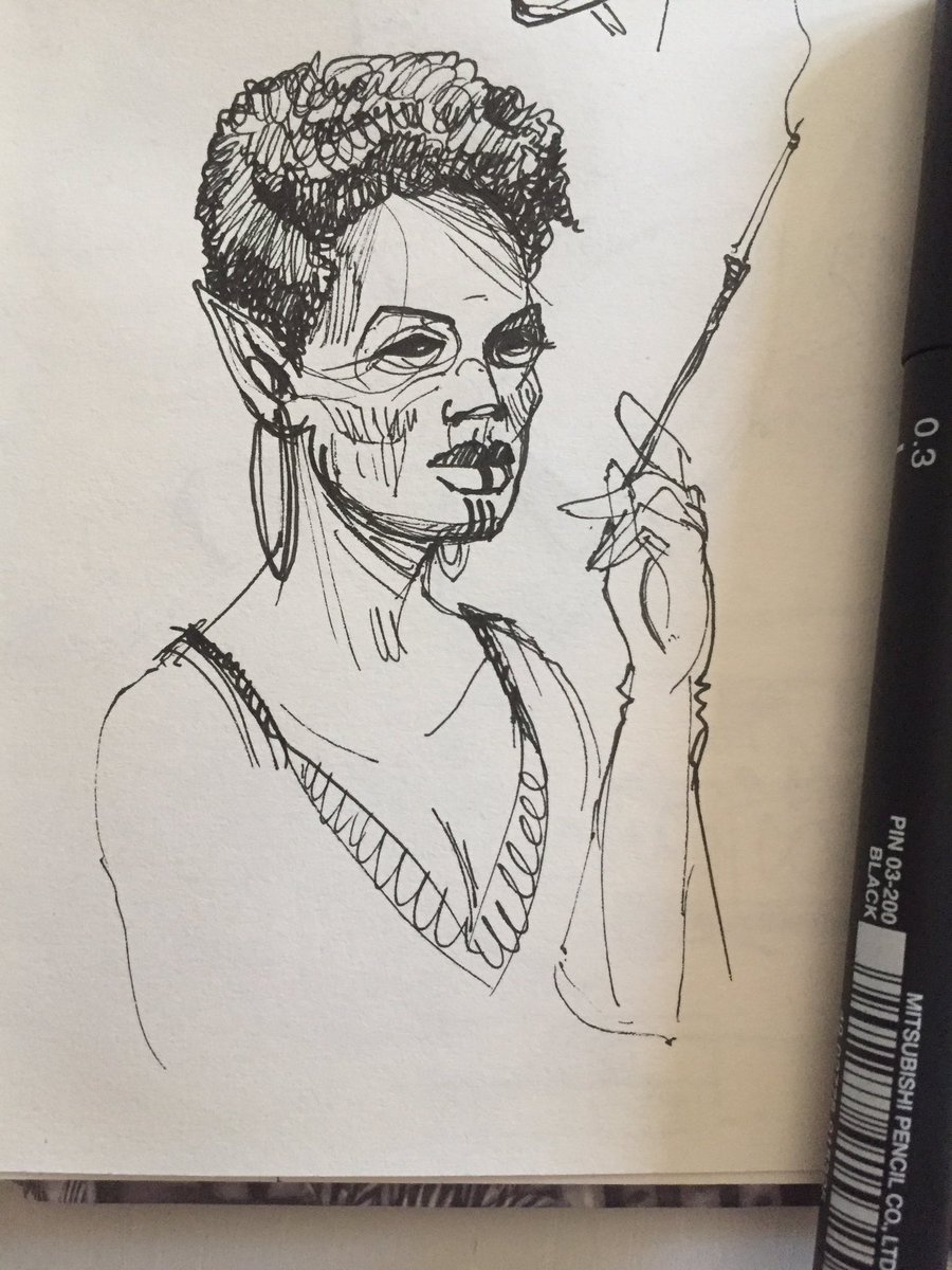 Elfe fatale...

#visualnovel #indiedev #sketchbook