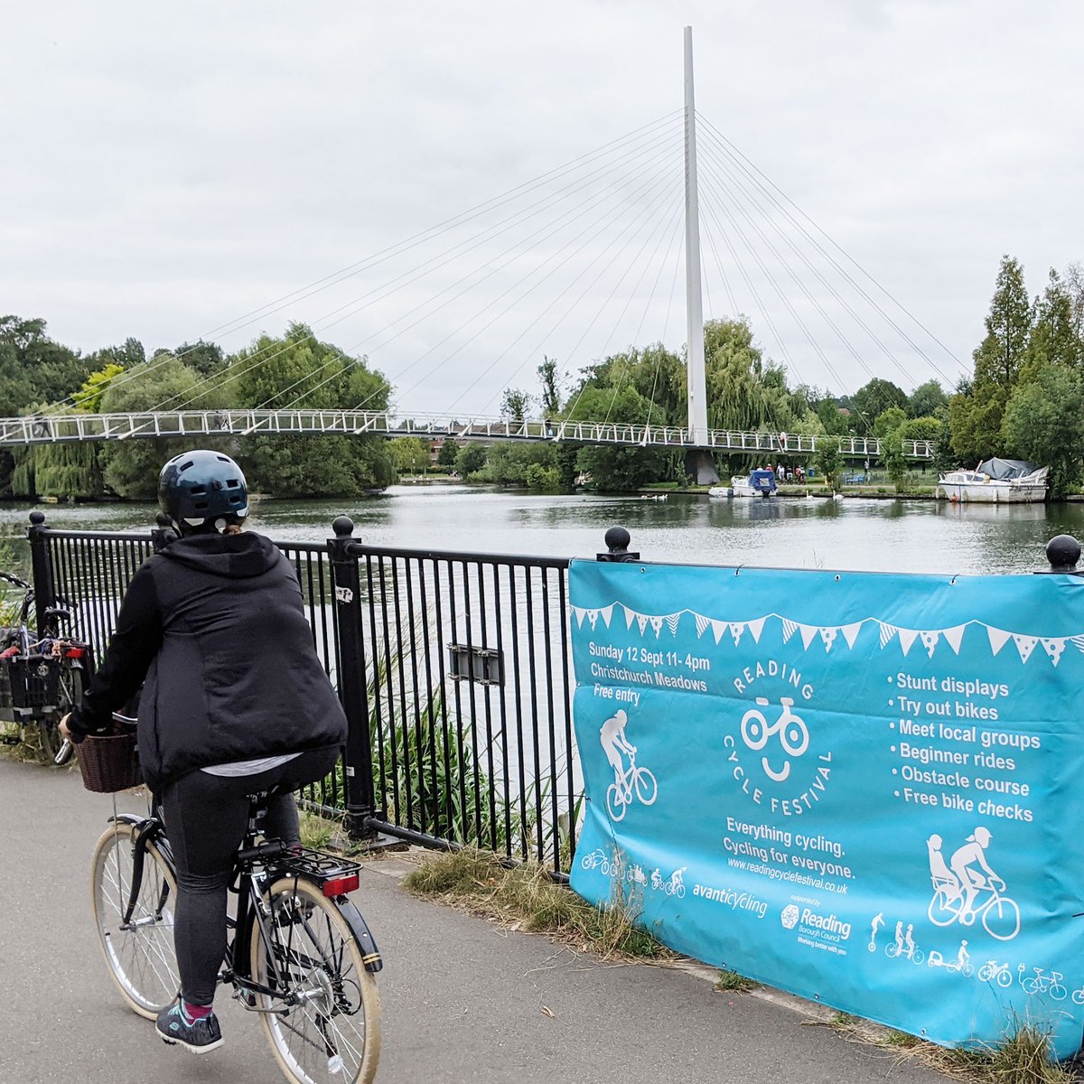 rgcyclefest's tweet image. The Reading Cycle Festival must be happening soon - witness the promotional material starting to appear. The big event is barely two weeks away. ow.ly/Ztxr50G2sRh