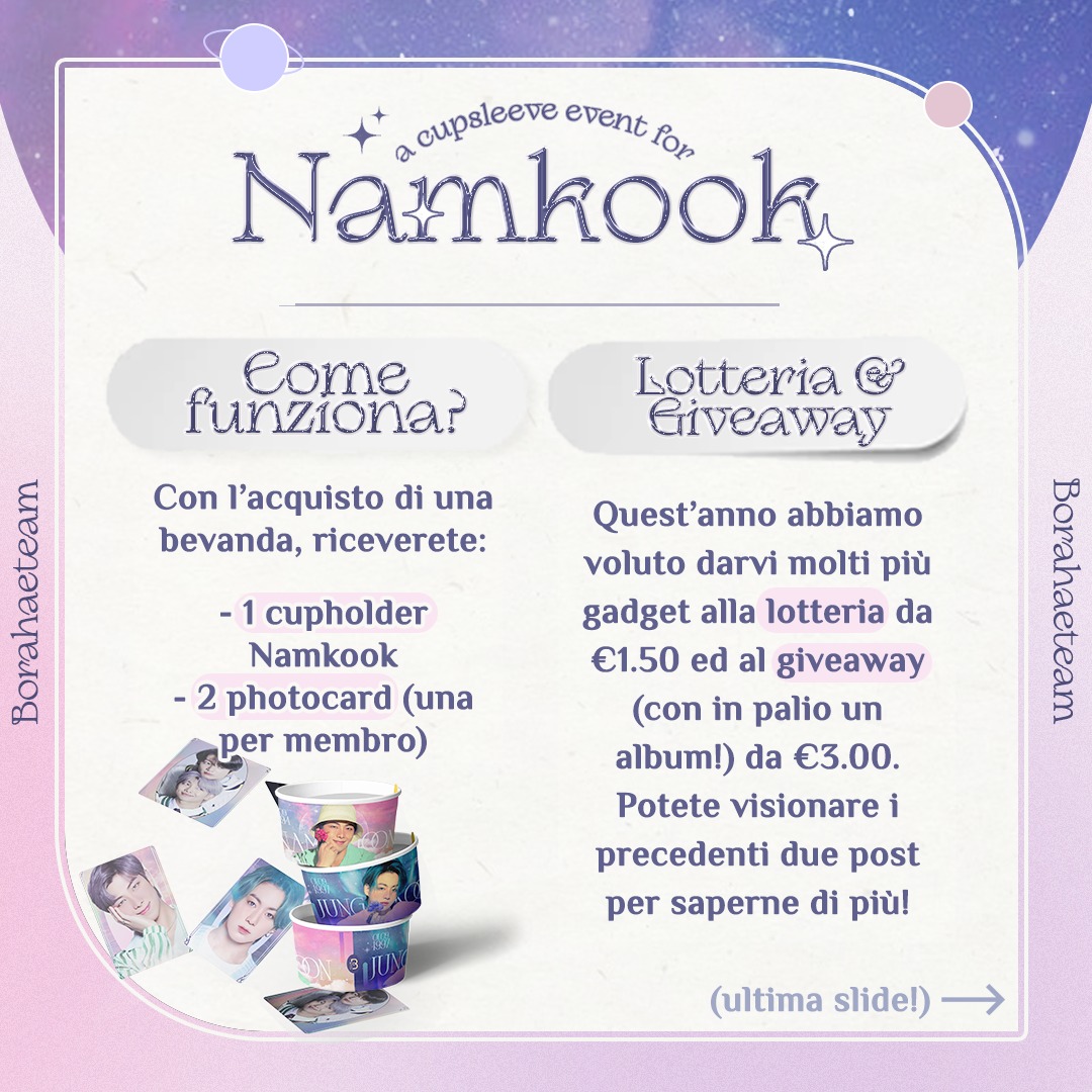 borahae_team's tweet photo. Army!

Eccoci con l'ultimo post info dove vi sveliamo il luogo in cui terremo il nostro evento

L'evento per festeggiare i #JungkookBirthday e #NamjoonBirthday si terrà il 18 settembre al BeautyBar, dalle ore 16.00 alle 19.30.

↓ +Info ↓ https://t.co/cF4ofdsD7T
