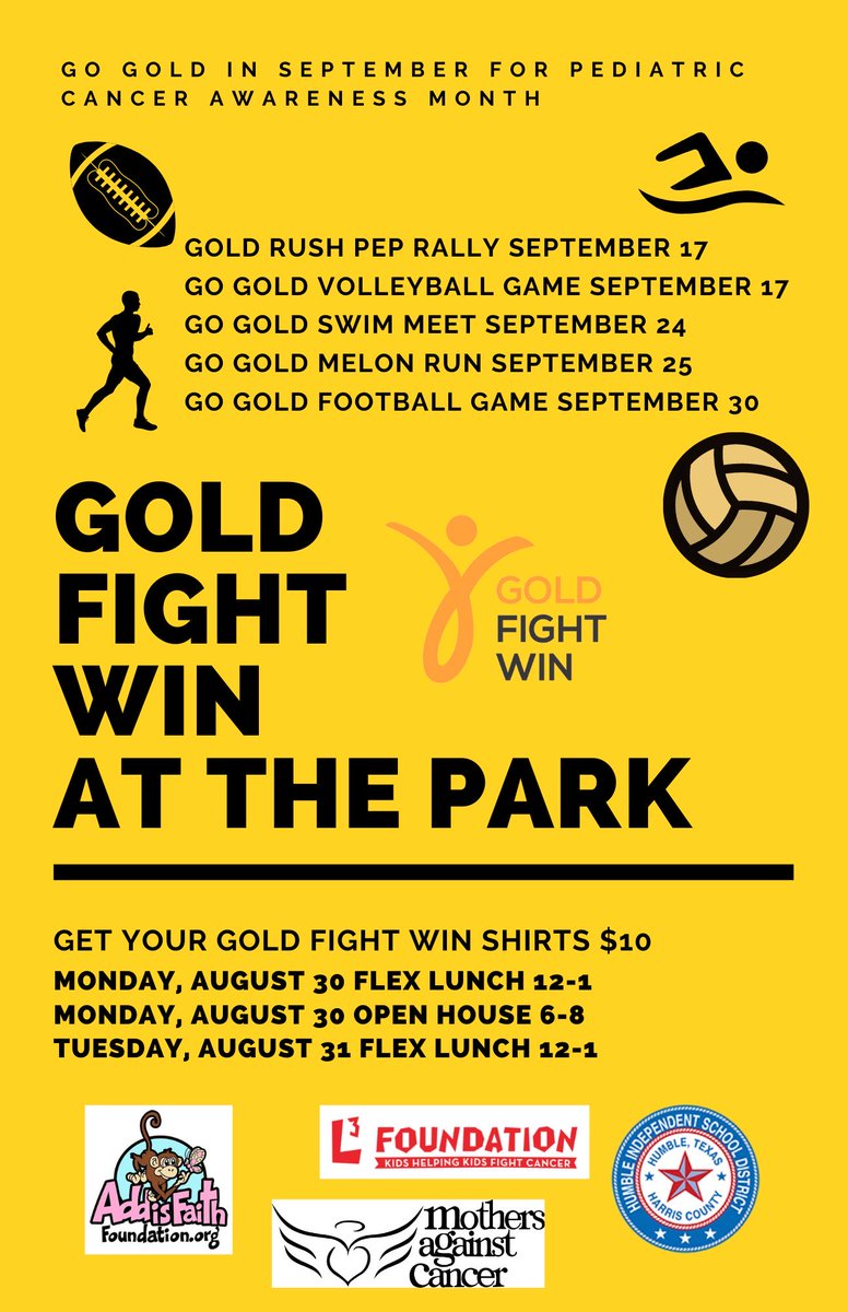 Mark your calendars for an awesome month supporting an awesome cause!!  #WeAreKPark