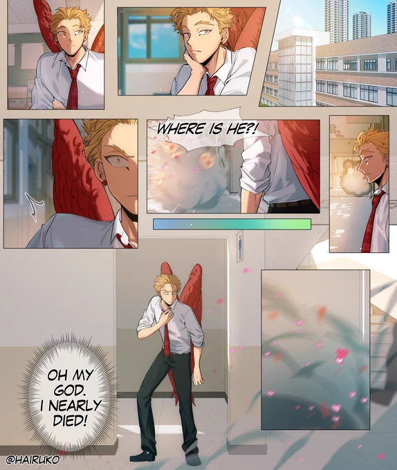 More dabihawks AU! Preview of Quirk Mishap ✨🔥✨ 

#bnha #mha 