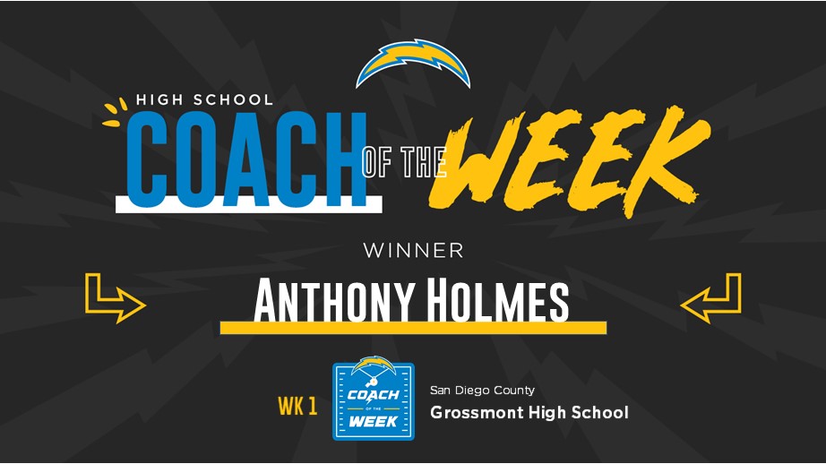 Congratulations Coach Holmes! Thank you all who voted! <a href="/chargers/">Los Angeles Chargers</a> <a href="/ChargersCR/">Chargers Community</a>