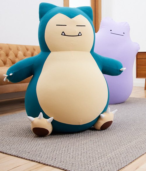 Ditto Plush Toys Soft Stuffed, Pokemon Snorlax Plush Pillow