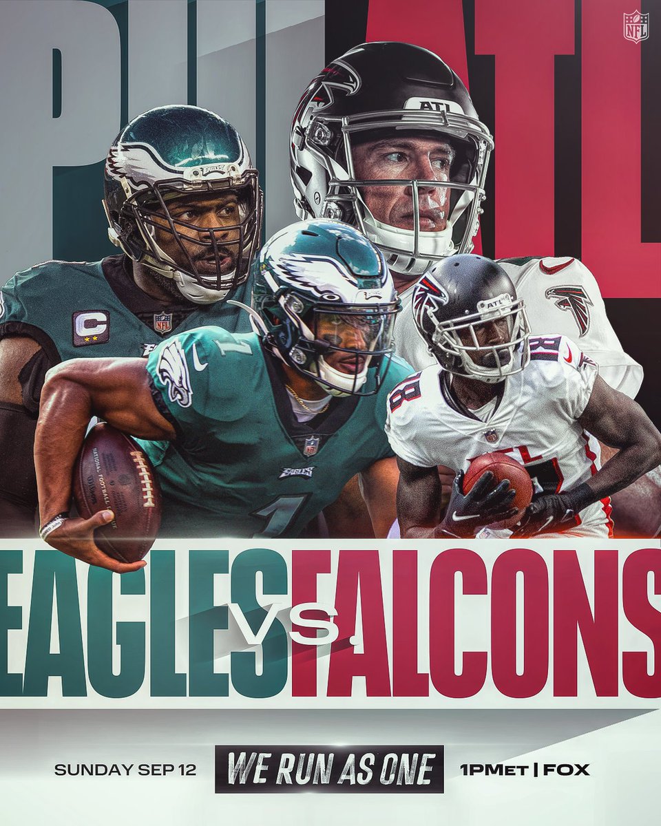It's officially September.
We get football this month. 🙌🏈 #WeRunAsOne

<a href="/Eagles/">Philadelphia Eagles</a> | <a href="/AtlantaFalcons/">Atlanta Falcons</a> 

📺: #PHIvsATL -- Sunday, Sep. 12 at 1pm ET on FOX
📱: NFL app // Yahoo Sports app