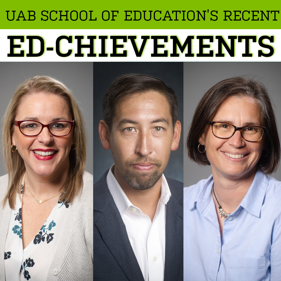 Congratulations to these three UAB School of Education professors on their recent faculty promotions!

Dr. Kelly Hill: promoted to Associate Professor with tenure 
Dr. Gordon Fisher: promoted to Full Professor 
Dr. Claire Mowling: promoted to Associate Professor with tenure
