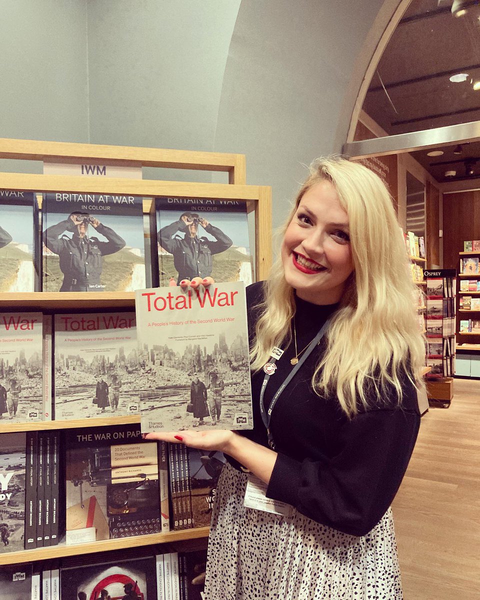 I’m so excited to announce that my book #TotalWar A People’s History of the Second World War is now on sale @I_W_M and available to pre-order online! It includes lots of amazing personal stories and intriguing objects from IWM’s new #SecondWorldWar Galleries opening 20th Oct