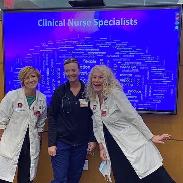 annfallison's tweet photo. Celebrated the start of #CNSweek with a few of my favorite Clinical Nurse Specialists! #lovemyjob #clinicalnursespecialist @IUHealthWest https://t.co/MTDORIiDrw