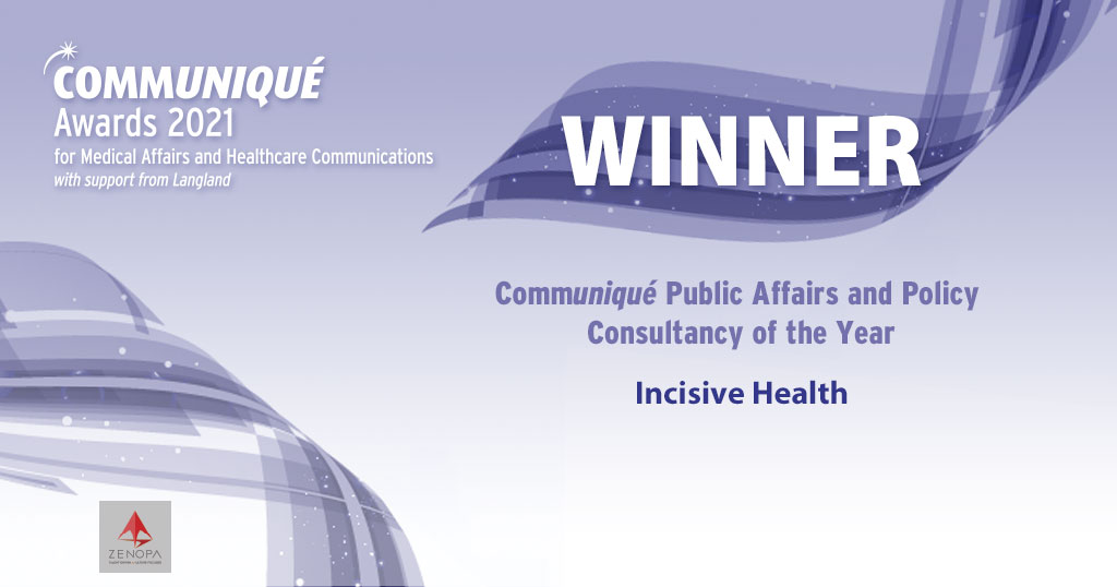 The winning agency is <a href="/incisivehealth/">Incisive Health</a>. Congratulations! #CxHealth bit.ly/3zx5mZ6