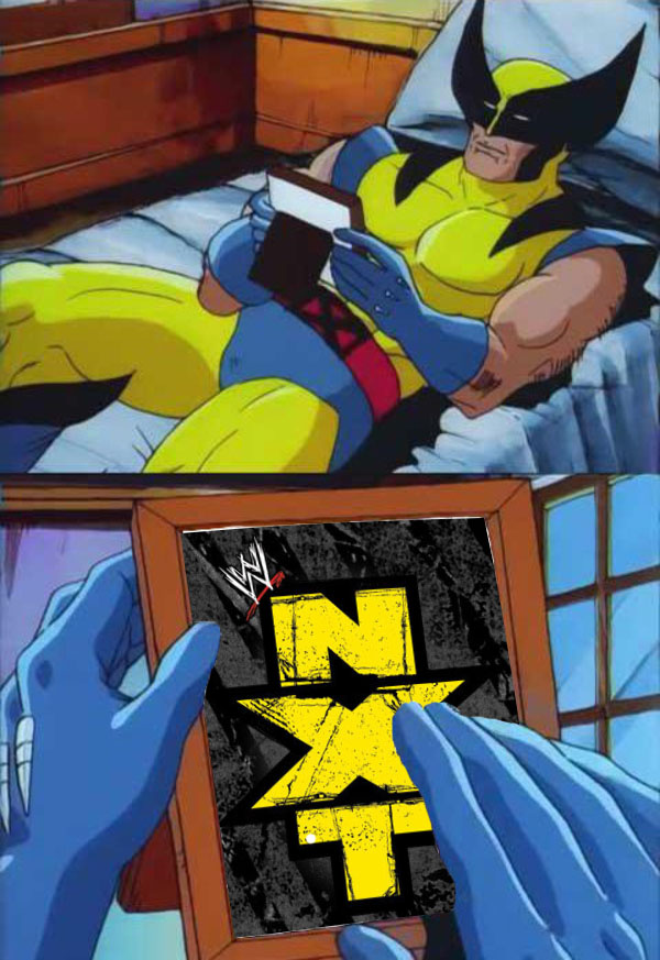 shoot_show's tweet photo. @nbc peacock is about to start dropping feathers

#RIPNXT #WWE #NXT #PaulLeVesqueIsAllElite https://t.co/OsBcX8RDzV