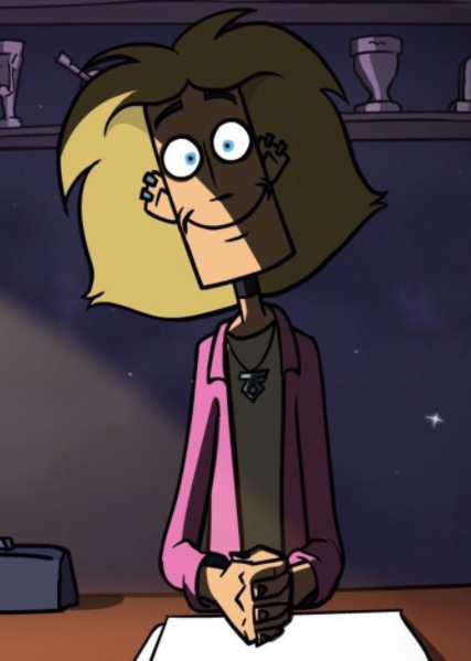 blondeoftheday's tweet photo. blond character of the day is Glam from Metal Family!! (he/him) https://t.co/loSj4preoN