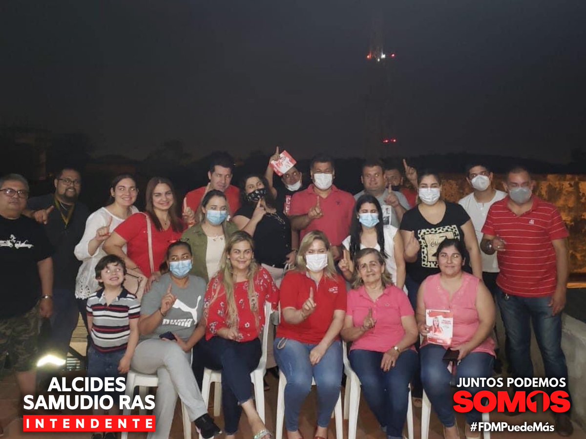 SamudioRAS2020's tweet photo. ➡️ Muchas gracias a la familia Cristaldo.

-ALCIDES SAMUDIO RAS INTENDENTE ☝🏻

-TECHI OVIEDO CONCEJAL ORDEN 1 ☝🏻

Juntos Podemos, SOMOS 1 🔴🟡

#FERNANDOPUEDEMÁS https://t.co/zFL42HzhDt
