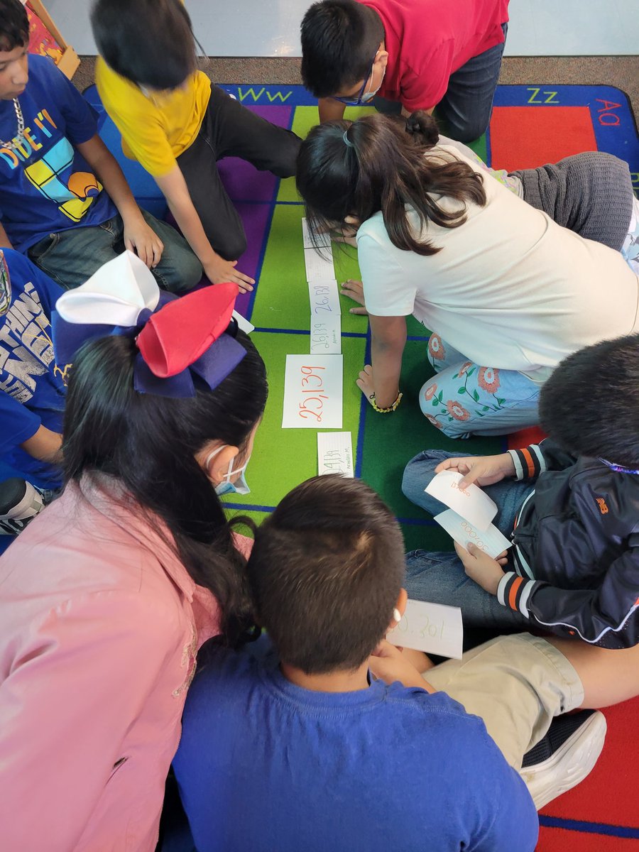 Anajimenez08A's tweet photo. Mathematicians are collaborators!! We did a before and after game and they did an amazing job ordering their numbers ๐ฆ๐งฎ
#FreemanMathematicians #pisdmathchat #CompareAndOrder https://t.co/nGFsy4NVJH