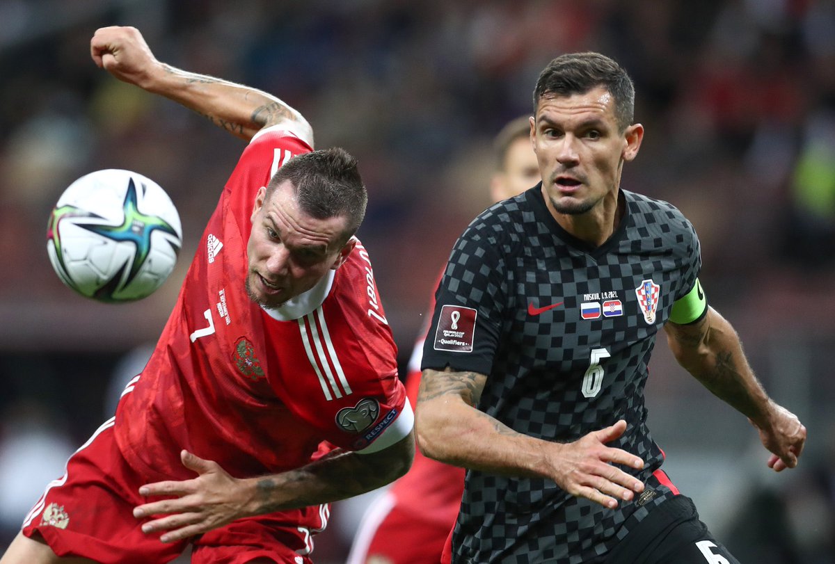 fczenit_br's tweet photo. A partida entre Rússia e Croácia terminou empatada (0x0)
🇷🇺 Kuzyaev e Karavaev foram titulares pela Rússia. Aleksandr Erokhin entrou aos 84 minutos.
🇭🇷 Dejan Lovren jogou toda a partida.
#RUSCRO https://t.co/JnihPNt5NS