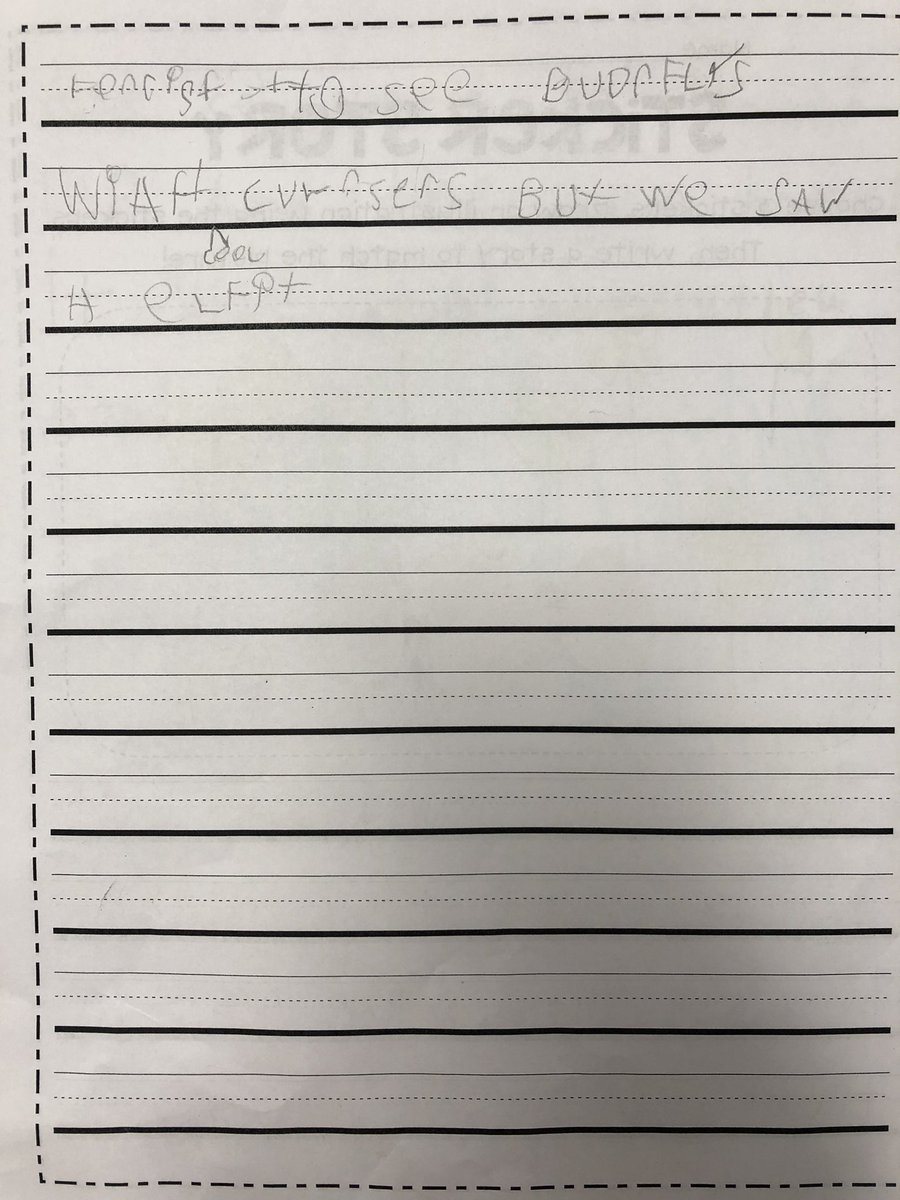 This friend rocked their sticker story today! She even started her story strong just like we’ve been talking about in writing this week! <a href="/MarionMavericks/">Marion Mavericks</a> #KindME