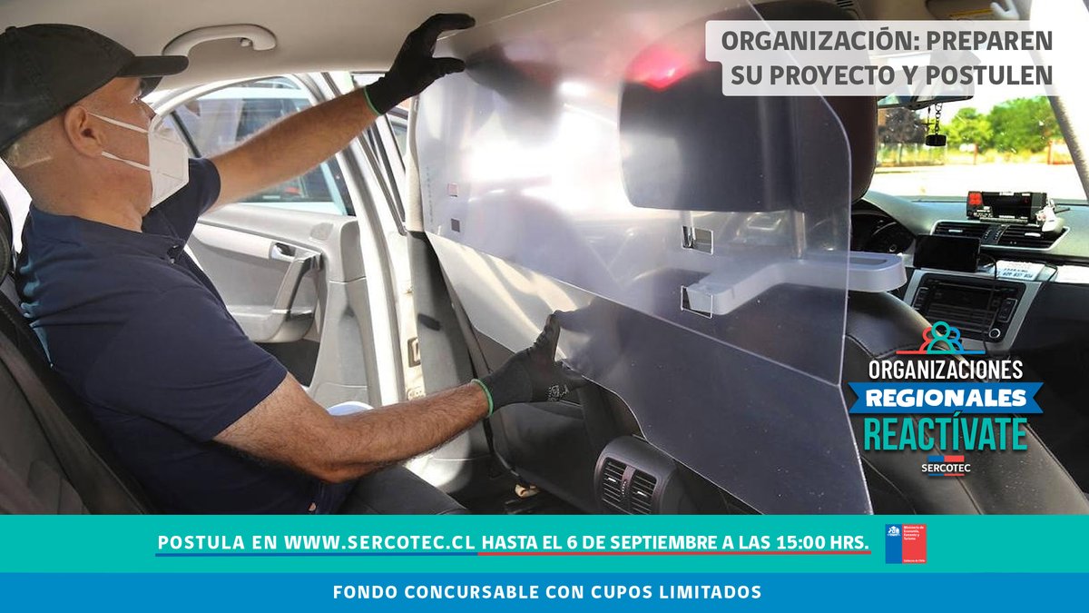 #Atacama ✌ Organízate y prepara tu proyecto. ¡Súmate con tu asociación gremial y cooperativa a #ReactívateOrganizacionesRegionales! ☺️
 
Fortalece tu negocio 📢 Postula en sercotec.cl, selecciona tu región y descarga las bases correspondientes.