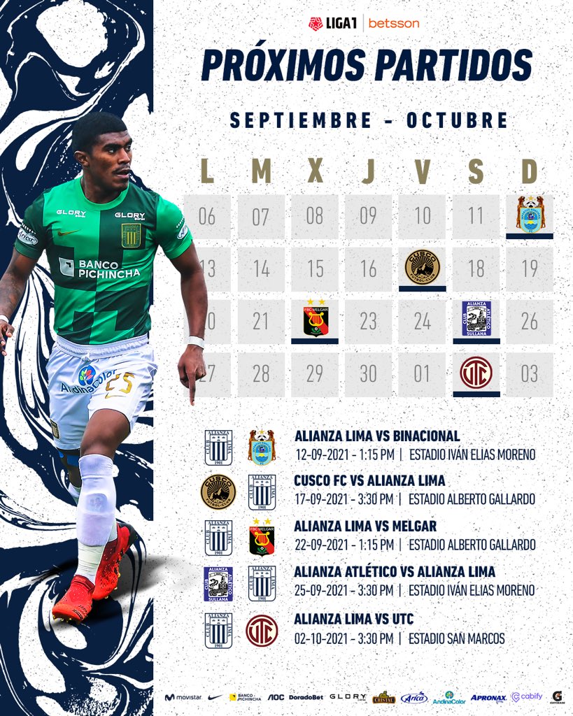 Aprender acerca 84+ imagen club alianza lima partidos Abzlocal.mx
