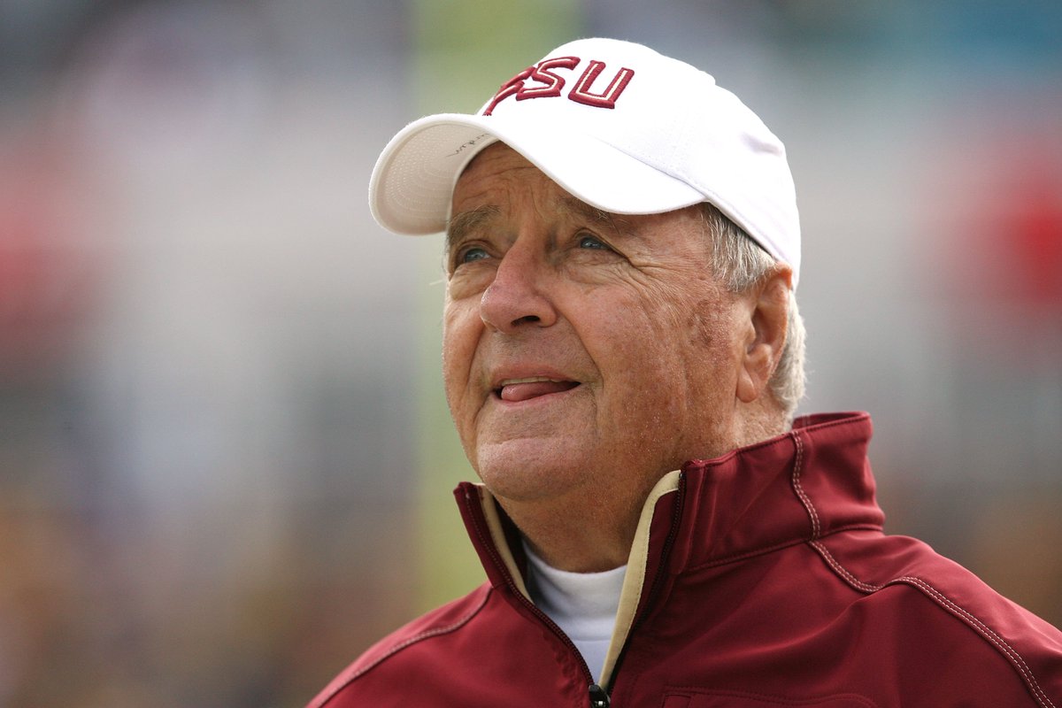 Florida State is honoring late HC Bobby Bowden with an on-field logo, a helmet decal and a patch on the polo shirts worn by coaches this season 🙏

The Seminoles will begin this Sunday in their season-opener vs. Notre Dame