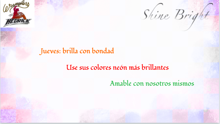 Hedrick_MS's tweet image. Lots of fun wearing PJs today @Hedrick_MS Tomorrow SHINE BRIGHT in your favorite Neon colors!! #lisdlibs #LISDBeKind